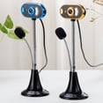 thumbnail image 4 of Webcam with Microphone LED HD USB Web Camera Video for Desktop Laptop Gaming Conferencing, 4 of 8