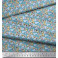 thumbnail image 2 of Soimoi Crepe Silk Fabric Triangle Geometric Decor Fabric Printed Yard 42 Inch Wide, 2 of 3