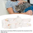 thumbnail image 4 of Pet Recovery Suit, Cotton Breathable Drawstring Band Recovery Suit Body Wrap  for Wound for Dogs Giraffe M, 4 of 8