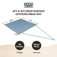 thumbnail image 2 of Yard Tuff 44HPDM 4 x 4 Foot Zinc and Steel Field Surface Leveling Drag Mat, 2 of 6