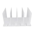 thumbnail image 2 of Closet Shelf Dividers Shelf Divider Holder Organizer for Closet Books Tableware Bags with No Tools Needed Easy Assembly ABS Material, 2 of 7