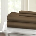 thumbnail image 3 of HLONK Fresh Linen 1200 Thread Count California King Size Deep Pocket Solid Cotton Sheet Set (California King, 3 of 3
