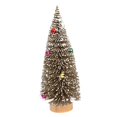 thumbnail image 4 of Yinanstore Tabletop Artificial Christmas Tree Christmas Gift Art Crafts Decorative Mini Christmas Tree Desktop Xmas Tree for Shelf Table Dark Gold 15cm, 4 of 8