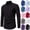 Purple, variant on DDAPJ pyju Men's Rgular Fit Dress Shirt Clearance Sales,Wrinkle-Free Long Sleeve Button Down Shirts Solid Oxford Business Shirt Cotton Linen Suit Basic Shirt for Wedding Formal