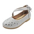 thumbnail image 1 of LAVRA Filles Ballerines Glitter Mary Jane Slip sur les Chaussures Habillées, 1 of 2