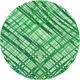 thumbnail image 1 of Ahgly Company Tapis de Zone Ronds d'Intérieur Lavables à la Machine, Style Transitionnel, Verts, 7 Pieds Rond, 1 of 7