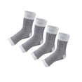 thumbnail image 2 of maskred 2 Paires Bas de Compression Anti-Entorse pour Stabilité de l'Os de la Cheville Pression Protection de l'Os de la Cheville avec Tissage Robuste Blanc P/M, 2 of 6