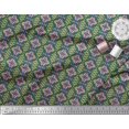thumbnail image 2 of Soimoi Viscose Chiffon Fabric Aztec Geometric Print Sewing Fabric Yard 42 Inch Wide, 2 of 3