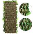 thumbnail image 1 of XZNGL Artificial Plants Outdoors Decorative Garden Fence Faux Fence Foliage Expandable Fence Patio Fence Balcony Decorative Artificial Plants Garden Screening Fence Mesh, 1 of 9