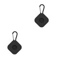 thumbnail image 2 of Ruiboury For Airtags Silicone Protective Sleeve For Locator Anti-lost Device Protective Sleeve Dropship Black 2Set, 2 of 6