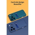 thumbnail image 2 of Case for iPhone 17Promax with Card Holder[with 2X Screen Protectors] Full Camera Protection, Shockproof Slim Wallet Design, for Women Men, Green, 2 of 5