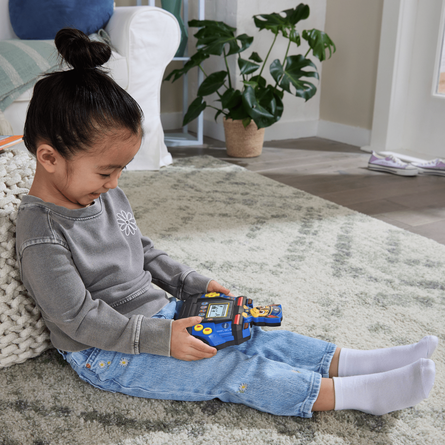 VTech La Pat' Patrouille Super console éducative de Chase Jeu vidéo portablepour les enfants - Exclusivité Walmart - Version Française, 3+ Ans