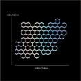 thumbnail image 3 of 5Pcs Honeycomb Car Sticker, Cagogo Honeycomb Car Sticker, Personalized Motorcycle Scooter Taillight Decal, Waterproof Adhesive Vinyl Modification Sticker, Auto Body Styling Accessory for Car Truck, 3 of 6