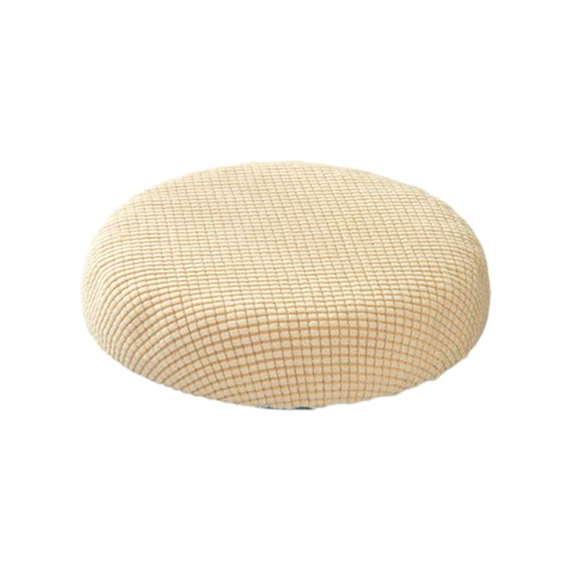 kurtrusly Stylish Round Cushions For Stools – Seating Experience Stool Cushions Polyester Seat Covers Mild Waterproofing beige 1Set