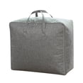 thumbnail image 2 of Large Reusable Storage Bags With Strong Handles & Zippers, Heavy Duty Washable Moving Bag, Closet, Underbed Organizer For Bedding, Blanket, 2 of 8
