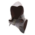 thumbnail image 2 of Teissuly Beanies Hats Medieval Retro Buckle Shoulder Guards Leather Stage Performance Suit Shoulder Guards Hat, 2 of 3