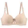 thumbnail image 2 of Women's Plus Size Seamless Wirefree Bra, Full Coverage Comfort Breathable Support Everyday T-Shirt Bra, 2 of 3