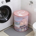 thumbnail image 1 of MTBLYS Laundry Basket Bag Foldable Mesh Storage Basket 17.71X13.77 Inch Breathable Clothes Hamper Multicolor Lightweight Laundry Bin for Home, 1 of 6