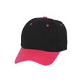 thumbnail image 1 of Two-Tone  Adjustable Baseball Cap, Black Pink, 1 of 2