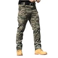 thumbnail image 2 of cllios Pantalon Cargo Camouflage pour Hommes Pantalon Cargo Militaire Tactique Ripstop Léger Extensible Pantalon de Travail Pantalon de Randonnée Extérieur, 2 of 3