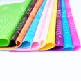 thumbnail image 2 of Pastry Mat Extra Large Thick Silicone Baking Mat with Measurements Non Stick Non Pastry Rolling Mat (Pink), 2 of 4