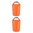 thumbnail image 1 of Transemion Waterproof Dry Bag Roll Top Dry Compression Sack for Rafting Boating Hiking Camping 75L orange 8L 2Set, 1 of 6