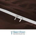 thumbnail image 4 of 500 TC 100% Egyptian Cotton Duvet Cover Zipper Closur Ultra Soft Durable and Fade Resistant Solid Pattern, 4 of 7