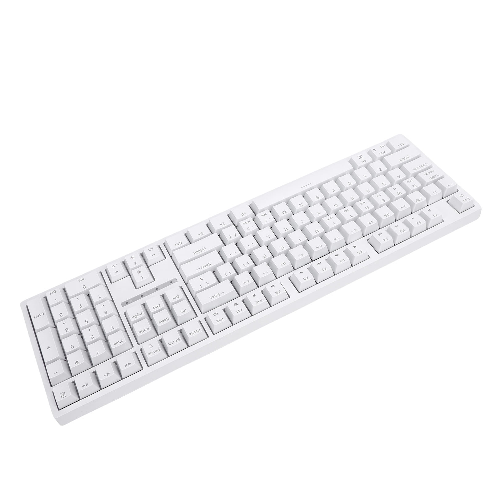 Wireless Mechanical Keyboard, Hot Swappable RGB Backlit 108 Keys USB C Wired BT 5.1 2.4Ghz Mechanical Keyboard 3 Mode  for PC Laptop