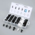 thumbnail image 2 of 100PCS Universal Plastic Fender Clips Auto Car Push Retainer Pin Rivet Trim Clip Panel Auto Fastener Kit Assortment+Tool, 2 of 5