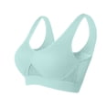 thumbnail image 3 of Pisexur 3PC Sports Bras for Women Breathable Full Coverage Bra Wireless Bras for Women Solid Color High Impact Everyday Bra Underwear Plus Size Bras S-5XL, 3 of 5