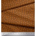 thumbnail image 3 of Soimoi Cotton Jersey Fabric French Horn Musical Instrument Print Fabric by Yard 58 Inch Wide, 3 of 3