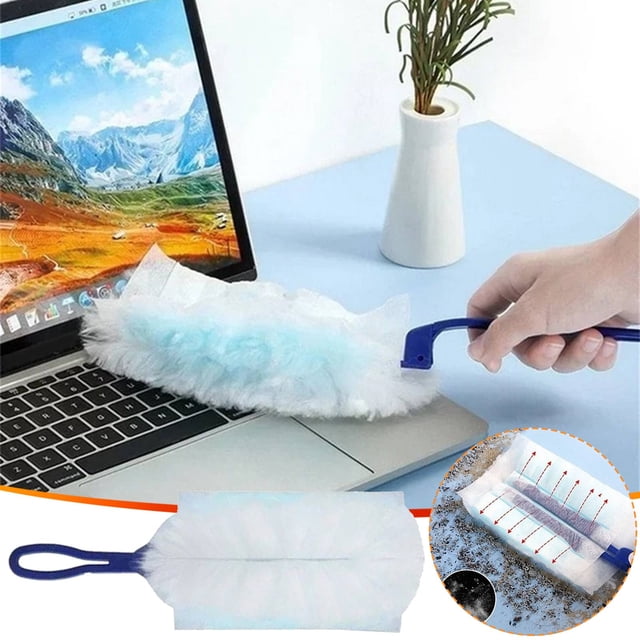 RYRDWP Clearance Electrostatic Precipitator Duster Household Desktop Cleaning Wool Duster Non-woven Duster