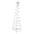 thumbnail image 2 of Northlight Arbre de Noël Extérieur en Spirale Éclairé avec Étoile - 4 Pieds - Transparent, 2 of 6