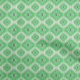 thumbnail image 1 of oneOone Viscose Chiffon Green Fabric Asian Ikat Craft Projects Decor Fabric Printed By The Yard 42 Inch Wide, 1 of 4