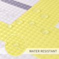 thumbnail image 5 of Yellow Shower Curtain for Bathroom,Abstract Modern Shower Curtain for Bathroom Decor,Waterproof Waffle Textured Fabric Standard Shower Curtain for Bathtub,72 Inch Length Butter Pale Yellow, 5 of 5