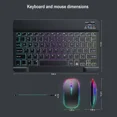 thumbnail image 4 of Bluetooth Keyboard and Mouse Combo for iPad - Rechargeable Wireless Keyboard., 4 of 5