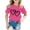 Rose Chaud, variante sur Zhuashum T-Shirts pour Fille Enfant Cœur Graphique T-Shirt à Manches Courtes Col Rond Chemise Charme Tout-Petit Printemps Été Vêtements Bleu Clair 4-5 Ans