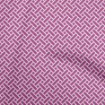 thumbnail image 1 of oneOone Velvet Fuschia Pink Fabric Geometric Sewing Craft Projects Fabric Prints by Yard 58 Inch Wide, 1 of 4