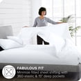 thumbnail image 3 of Ivy Union Microfiber Sheet Set - Breathable - Deep Pocket, King, White, 3 of 6