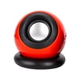 thumbnail image 2 of Yinanstore Mignon Mini Haut-Parleur Petit Haut-Parleur Polyvalent Compact Q Oeuf Haut-Parleur de Bureau Minuscule Haut-Parleur pour Plage PC Ordinateur Camping Portable Rouge, 2 of 8