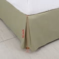 thumbnail image 4 of PiccoCasa Brushed Pleated Bed Skirt Durable Classic Tailored  Dust Ruffled Solid 16 Inch Drop, 4 of 7