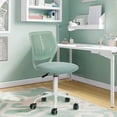 thumbnail image 3 of Homy Casa Boys' Girls' Swivel Study Chair with Pink Fabric Seat and Adjustable Height, 3 of 10