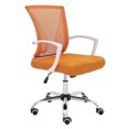 thumbnail image 1 of Modern Home Zuna Ergonomic Mesh Mid Back Office Chair, Orange/White, 1 of 9