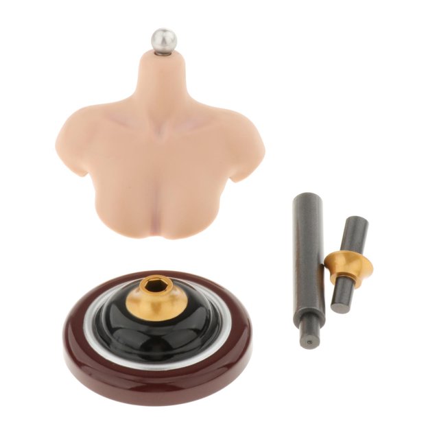 Baohd Support de Buste en PVC Élégant et Pratique pour Perruques Féminines C 1Set