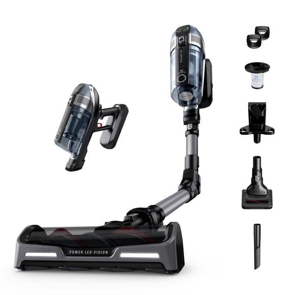 Rowenta X-Force Flex 12.6 Cordless Stick Vacuum 2.6 Pounds 45 Min Run Time 150 Air Watts Hardwood, Tile, Lightweight, HEPA Filter, Great for Pets, Wall Mount Docking Station