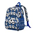 thumbnail image 2 of Sports Students Backpack - Football, Baseball, Soccer Print, Lightweight and Adjustable for Students and Teens, 2 of 6