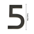 thumbnail image 2 of EGNMCR Wall Stickers 7CM Acrylic Number Plates For Stylish Decor black digital sign, 2 of 2