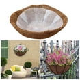 thumbnail image 3 of Hanging Basket Non-woven Coco Liner Planter live husk coco Inserts Planting Flowers 25cm, 3 of 9