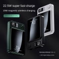 thumbnail image 3 of Magnetic Portable Charger 20000mAh Fast Charging 22.5W Portable MagSafe Power Bank Black 20000MA, 3 of 5