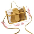 thumbnail image 3 of Vaidha Clear Purses For Women & Men-PVC Messenger Handbag Transparent Crossbody Purse Bag For Concert Sports Events & Amusement, 3 of 3